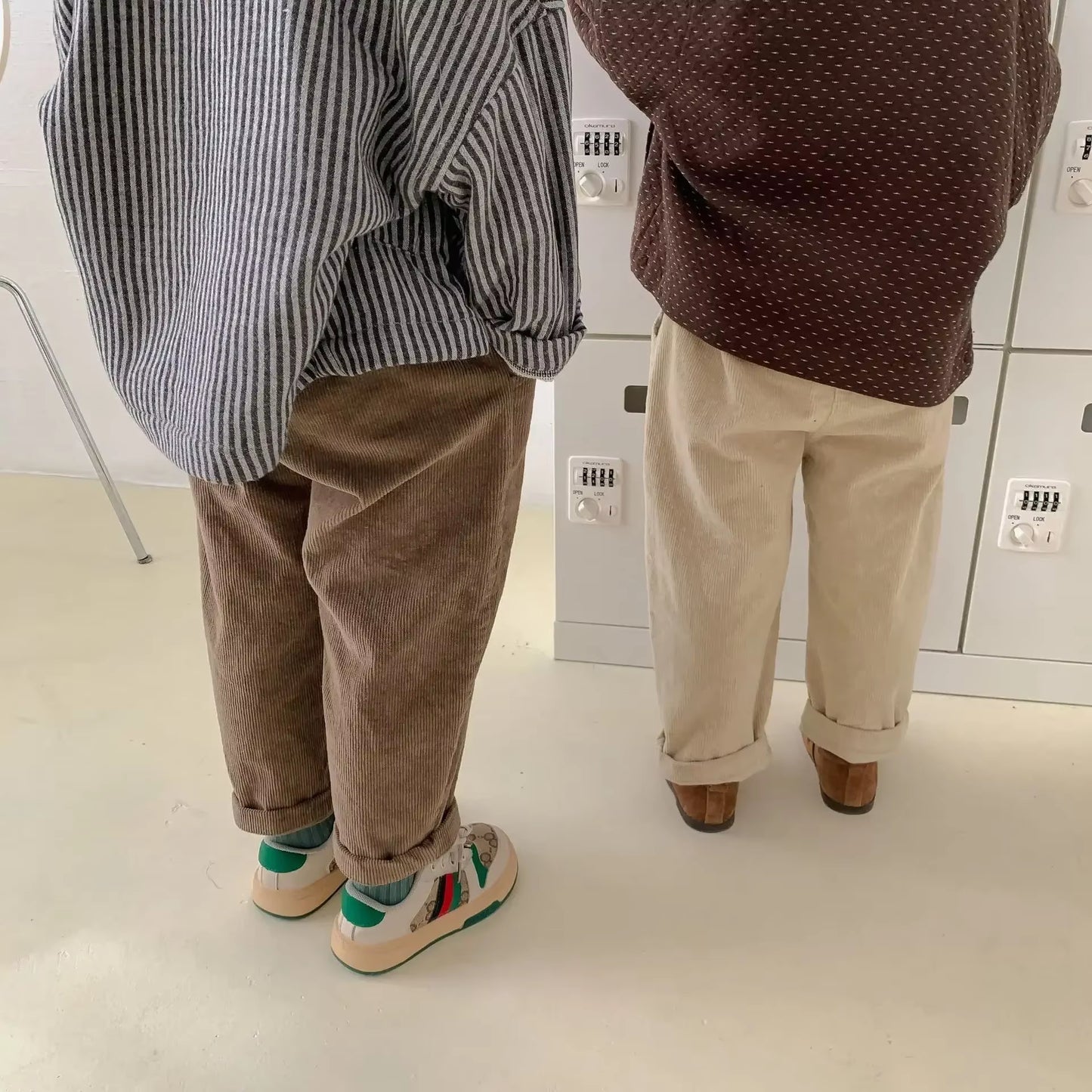 2025 Boys Korean Corduroy Pants Autumn Winter Hot Sale Girl Casual Pants Long Pants 1-7Year Kid'S Pants Trousers