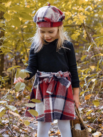 Miipat Kleinkind Mädchen Kleidung Set Mädchen Outfits Set Lange Ärmel Pullover Tops Mit Mini Rock Sets Frühling Herbst Baby Bekleidungsets Mädchen Kleider