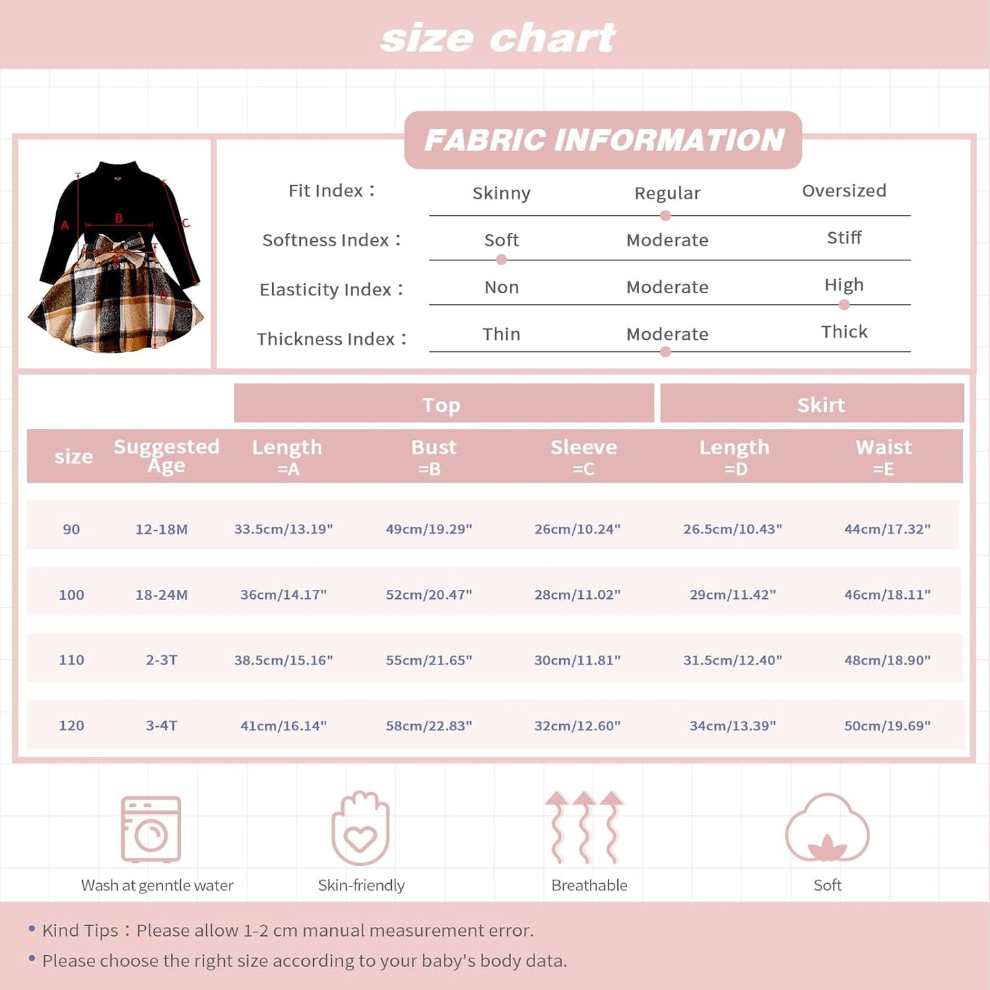 Miipat Kleinkind Mädchen Kleidung Set Mädchen Outfits Set Lange Ärmel Pullover Tops Mit Mini Rock Sets Frühling Herbst Baby Bekleidungsets Mädchen Kleider