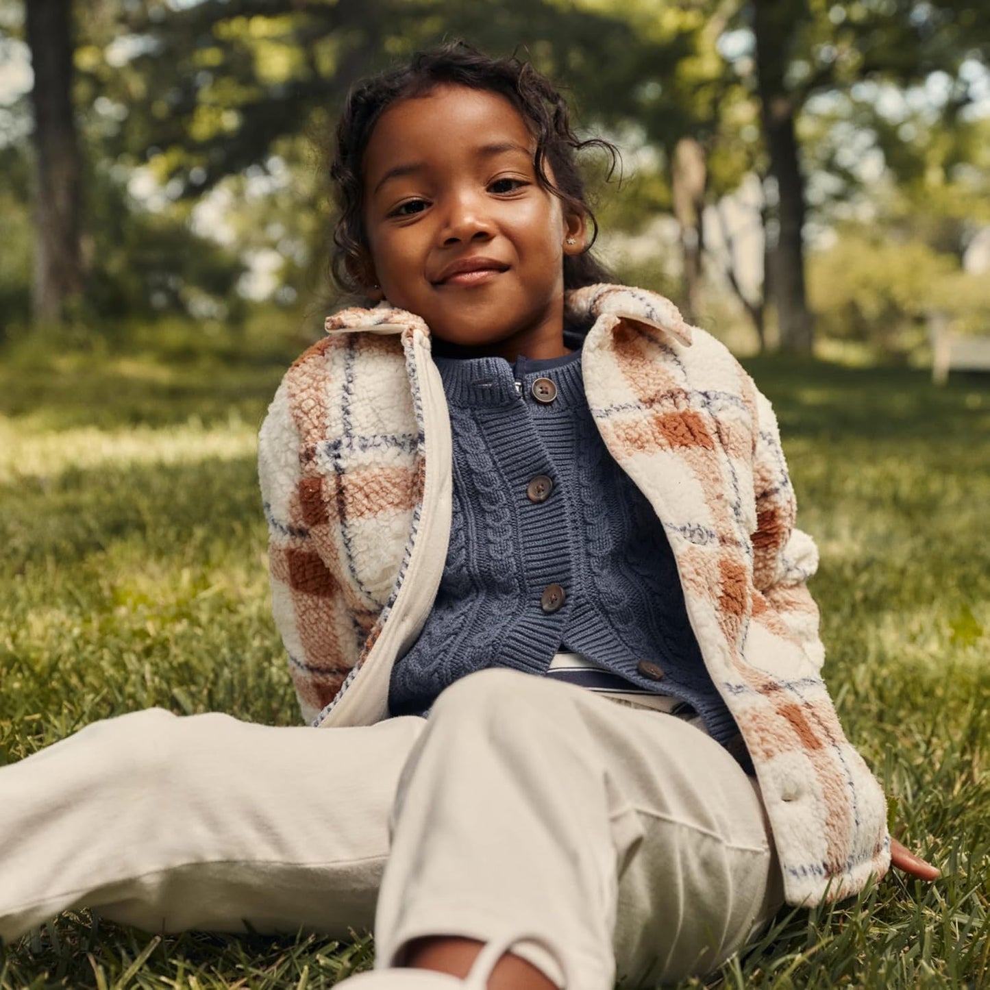 Amazon Essentials X Sofia Grainge Unisex Baby Und Kinder Fischer-Strickjacke Pullover