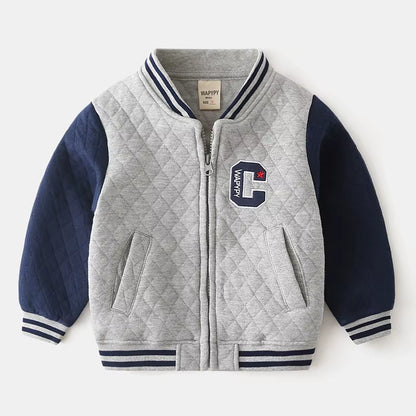 Spring Autumn Boys Baseball Jackets Fashion Jackets Children'S Clothing Baby Casual Windbreaker Kids Hooded Jacket