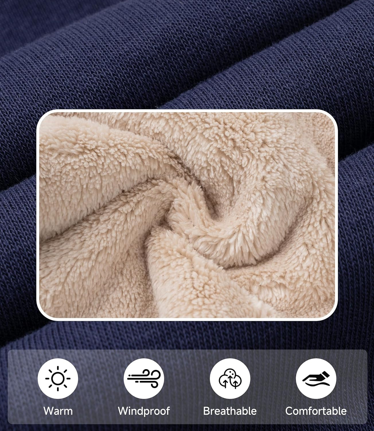 YOUNGSOUL Jungen Sporthose Gefütterte Jogginghose Kinder Sweathose Thermo Hose