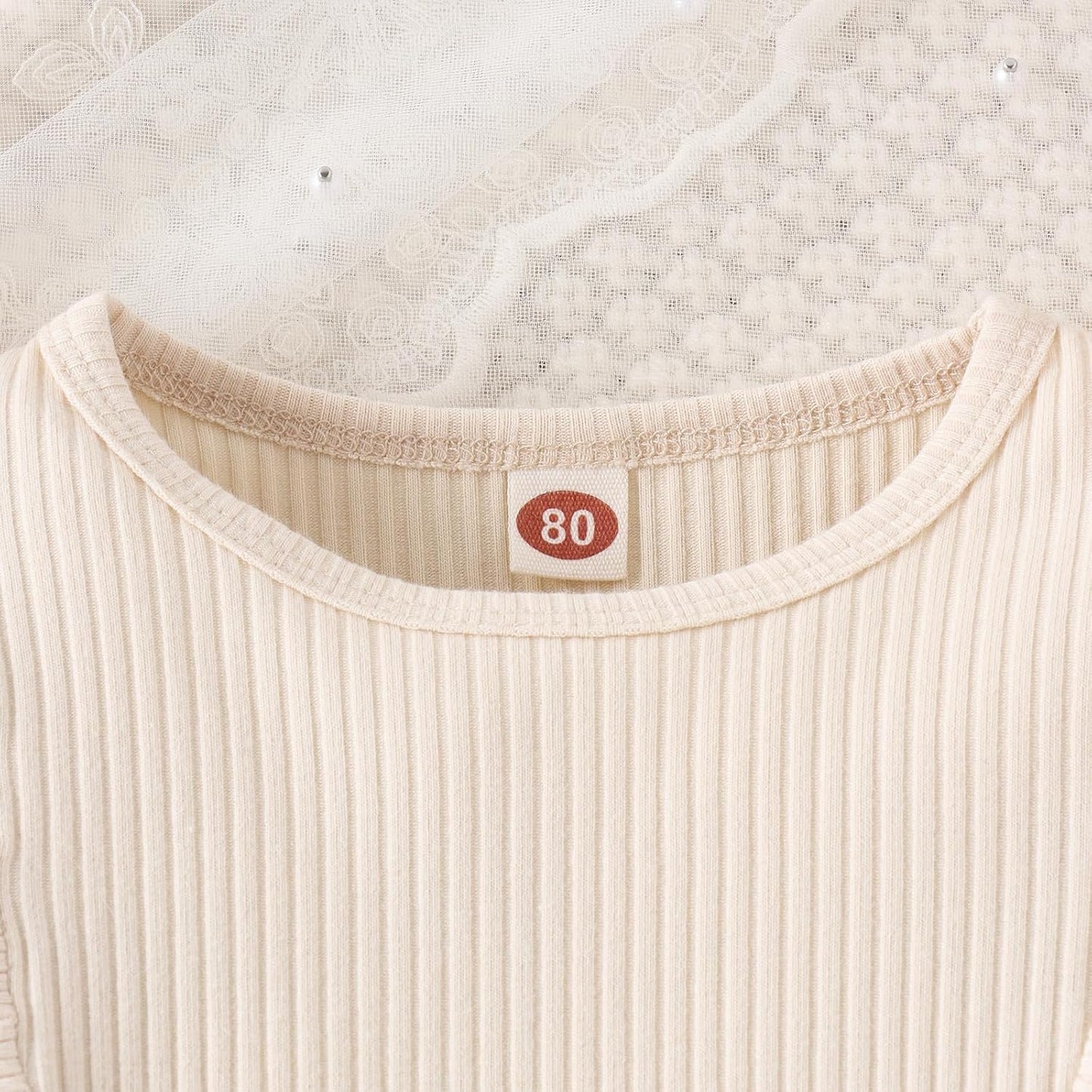 Geagodelia Baby Mädchen Kleidung Outfit Babykleidung Set Langarmshirt Top + Rock Neugeborene Weiche Babyset Zweiteiler