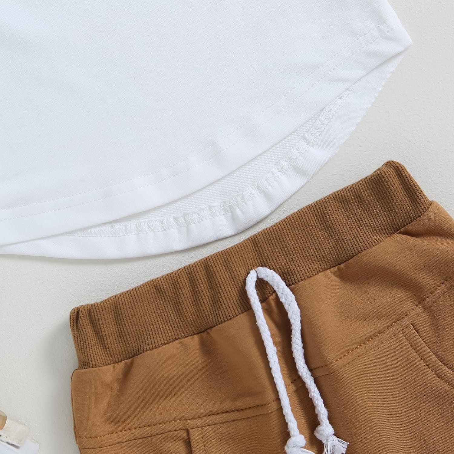 Geagodelia Baby Jungen Kleidung Outfit Babykleidung Set Langarmshirt Sweatshirt + Hose Neugeborene Weiche Babyset Zweiteiler Patchwork