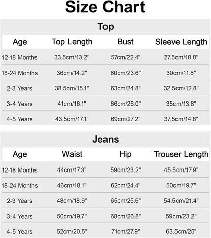 Baby Jungen Outfits Kleidung Sets Kleinkind Bekleidung Junge 1-5 Jahre Brief Muster Lange Ärmel Mit Kapuze Sweatshirt Und Baby Jeans Junge 2 Tlg