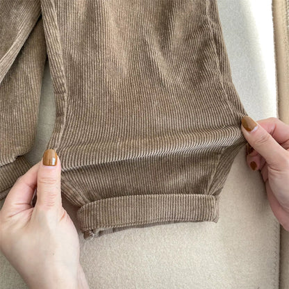 2025 Boys Korean Corduroy Pants Autumn Winter Hot Sale Girl Casual Pants Long Pants 1-7Year Kid'S Pants Trousers