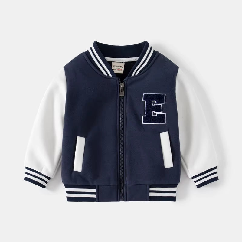 Spring Autumn Boys Baseball Jackets Fashion Jackets Children'S Clothing Baby Casual Windbreaker Kids Hooded Jacket