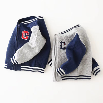 Spring Autumn Boys Baseball Jackets Fashion Jackets Children'S Clothing Baby Casual Windbreaker Kids Hooded Jacket