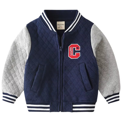 Spring Autumn Boys Baseball Jackets Fashion Jackets Children'S Clothing Baby Casual Windbreaker Kids Hooded Jacket